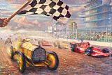 Racing! Canvas Paintings - A Century of Racing! The 100th Anniversary Indianapolis 500 Mile Race